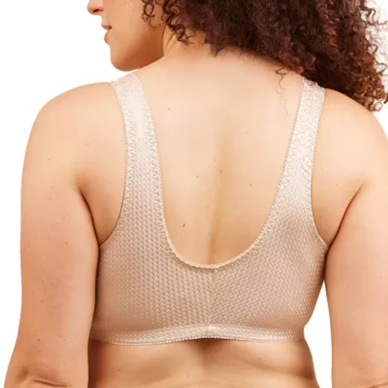 Leading Lady® Zig-Zag Weave Front-Closure Leisure Bra- 151