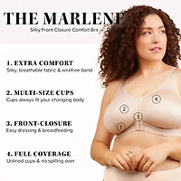 Leading Lady®  Zig-Zag Weave Front-Closure Leisure Bra- 151