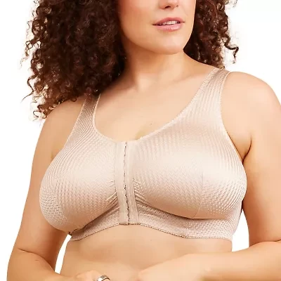 Leading Lady®  Zig-Zag Weave Front-Closure Leisure Bra- 151