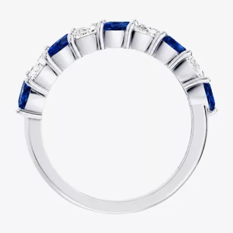 Womens 3/8 CT. T.W. Genuine Blue Sapphire 10K Gold Marquise Band
