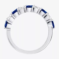Womens 3/8 CT. T.W. Genuine Blue Sapphire 10K Gold Marquise Band