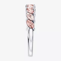 Womens 3/8 CT. T.W. Genuine Pink Morganite 10K Gold Marquise Band