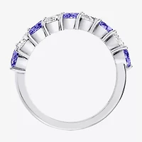 Womens 3/8 CT. T.W. Genuine Blue Tanzanite 10K Gold Marquise Band