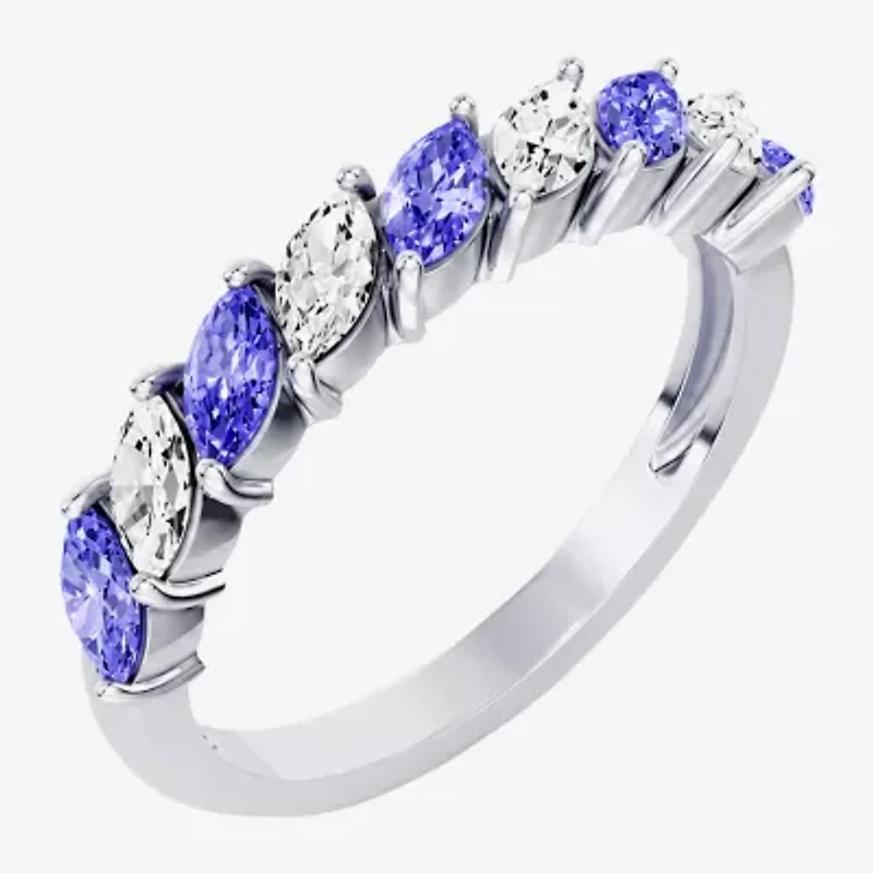 Womens 3/8 CT. T.W. Genuine Blue Tanzanite 10K Gold Marquise Band