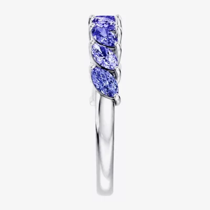 Womens 3/8 CT. T.W. Genuine Blue Tanzanite 10K Gold Marquise Band
