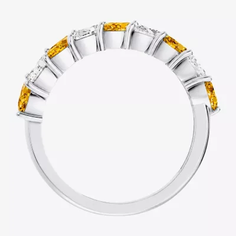 Womens 3/8 CT. T.W. Genuine Yellow Citrine 10K Gold Marquise Band