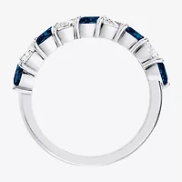 Womens 3/8 CT. T.W. Genuine Blue Topaz 10K Gold Marquise Band