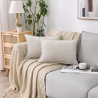 Chenille 14x20 Lumbar Pillow