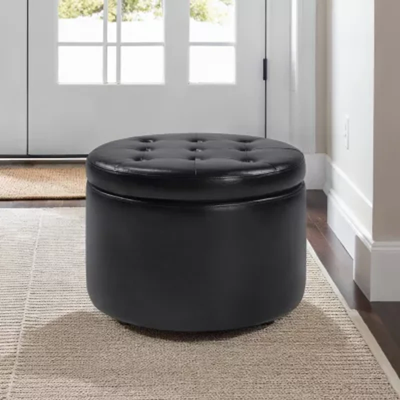 Designs4comfort Round Shoe Ottoman