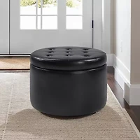 Designs4comfort Round Shoe Ottoman