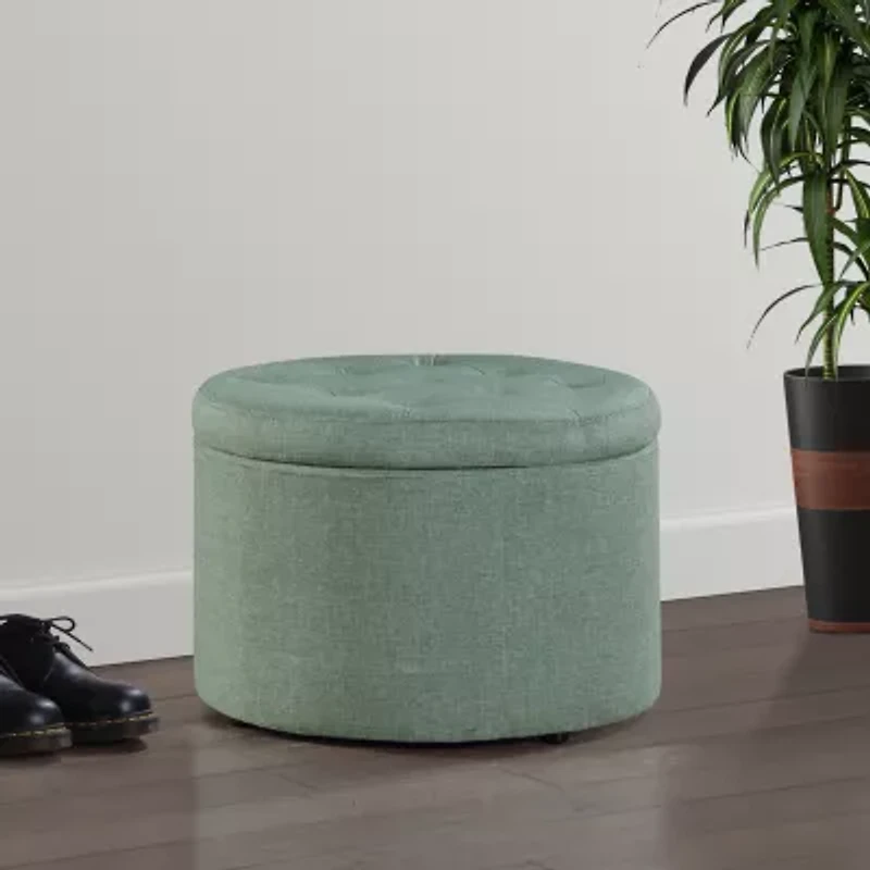 Designs4comfort Round Shoe Ottoman