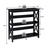 Oxford 3-Tier Bookcase