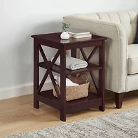 Oxford  End Table with Shelves