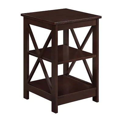 Oxford End Table with Shelves