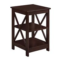 Oxford  End Table with Shelves