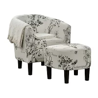 Churchill Chair + Ottoman Set