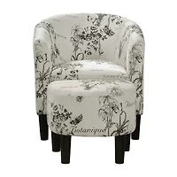 Churchill Chair + Ottoman Set