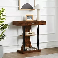 Convenience Concepts Newport Harri 1-Drawer Console Table