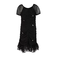 Speechless Big Kid Girls Short Sleeve Lace Sheath Dress