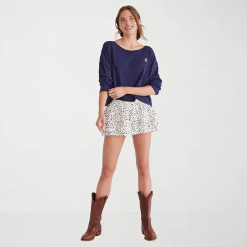 AEROPOSTALE Juniors Womens Round Neck Long Sleeve Pullover Sweater