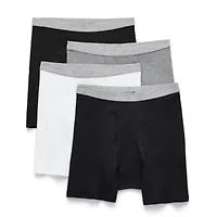 Stafford Cotton Mens 4 Pack Boxer Briefs 302866