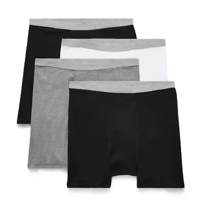 Stafford Cotton Mens Big 4 Pack Boxer Briefs 302866