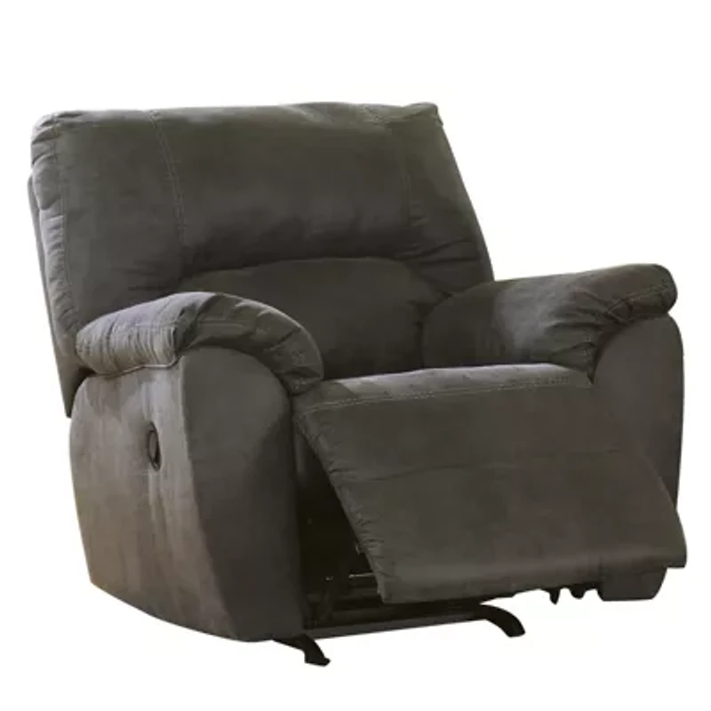 Signature Design by Ashley® Tambo Rocker Recliner in Pewter