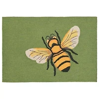 Liora Manne Frontporch Bee Animal Hand Tufted Indoor Outdoor Rectangular Accent Rug