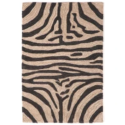 Liora Manne Ravella Zebra Hand Tufted Indoor Outdoor Rectangular Accent Rug