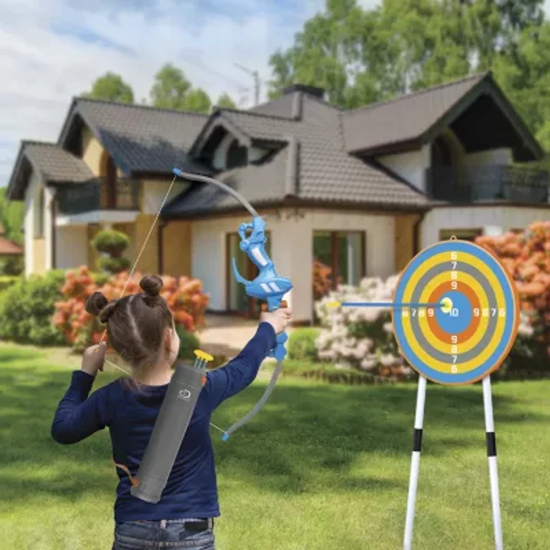 Discovery Kids Bullseye Outdoor Archery Set with LED Target
