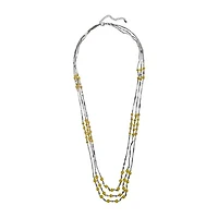 Mixit Womens 37 Inch Beaded Necklace