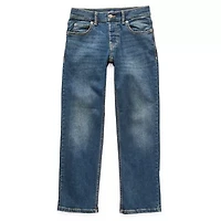 Thereabouts Little & Big Kid Boys Adaptive Adjustable Waist Stretch Fabric Straight Leg Jean
