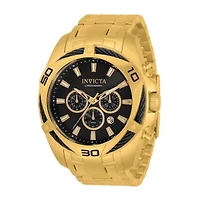 Invicta Bolt Mens Chronograph Gold Tone Stainless Steel Bracelet Watch 34119