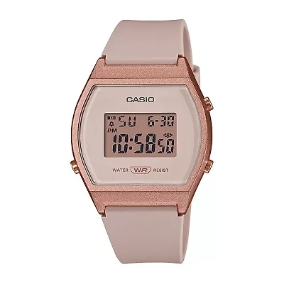 Casio Womens White Strap Watch Lw204-4a