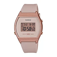 Casio Womens White Strap Watch Lw204-4a