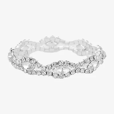 Vieste Rosa Womens Crystal Stretch Bracelet