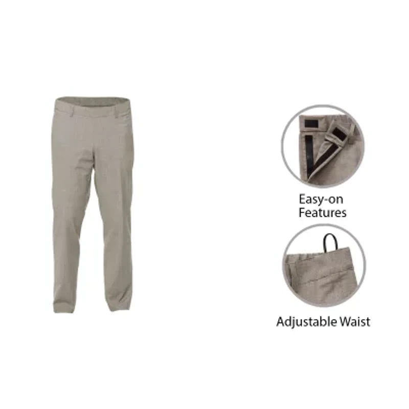 Stafford Coolmax All Season Seated Mens Adaptive Classic Fit Flat Front Suit Pant