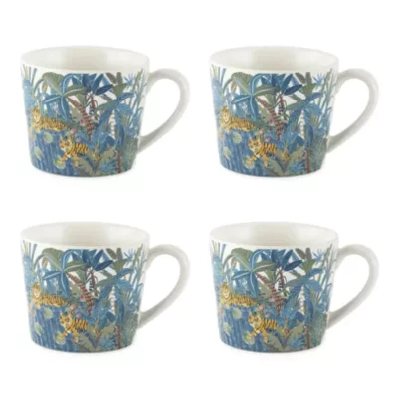 Distant Lands Tiger Stoneware Coffee Mug