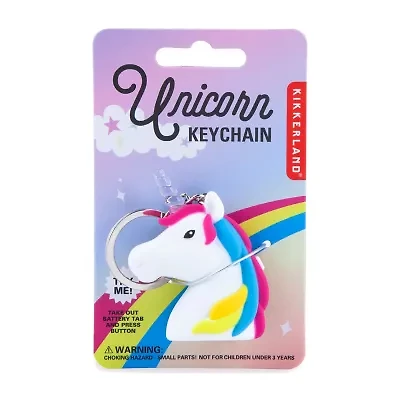 Kikkerland Unicorn LED Keychain