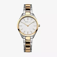 Bering Womens Two Tone Stainless Steel Bracelet Watch 17231-704