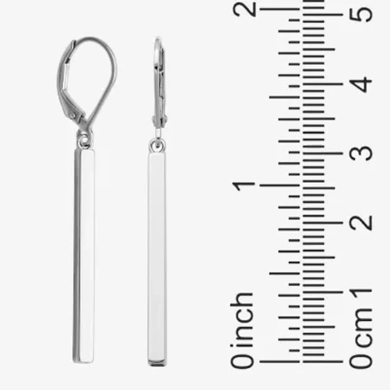 Womens Sterling Silver Drop Earrings