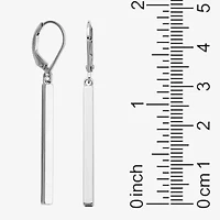 Womens Sterling Silver Drop Earrings