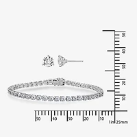 DiamonArt® 10 CT. T.W. Cubic Zirconia Earring and Bracelet Set