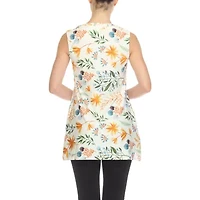 White Mark Maternity Womens Sleeveless Tunic Top