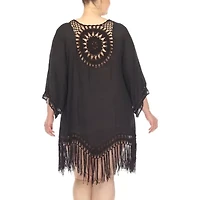White Mark Womens Plus Dress Swimsuit Cover-Up