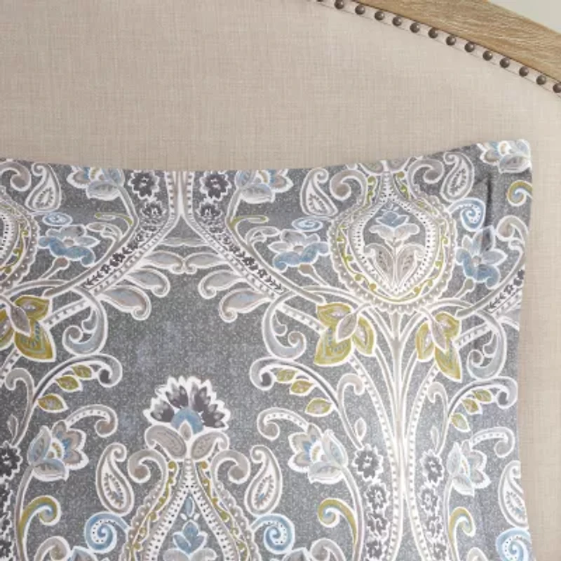 Harbor House Hallie 6-pc. Cotton Damask and Scroll Comforter Set