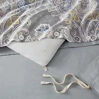 Harbor House Hallie 5-pc. Cotton Damask and Scroll Duvet Cover Set