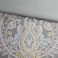 Harbor House Hallie 5-pc. Cotton Damask and Scroll Duvet Cover Set