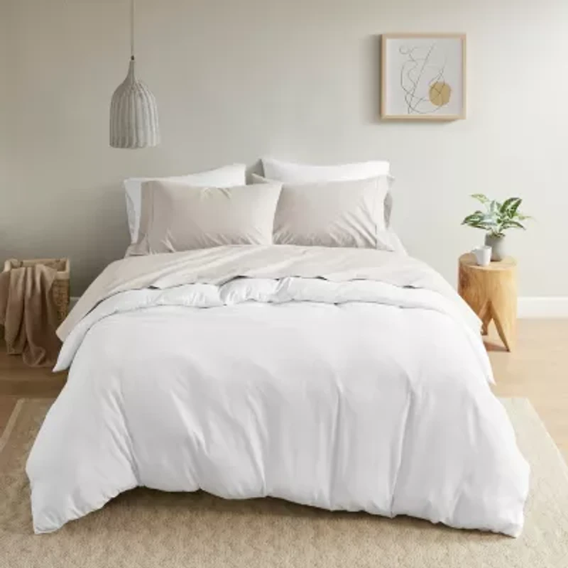 Madison Park Peached Percale Cotton Sheet Set