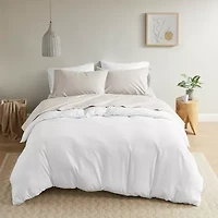 Madison Park Peached Percale Cotton Sheet Set